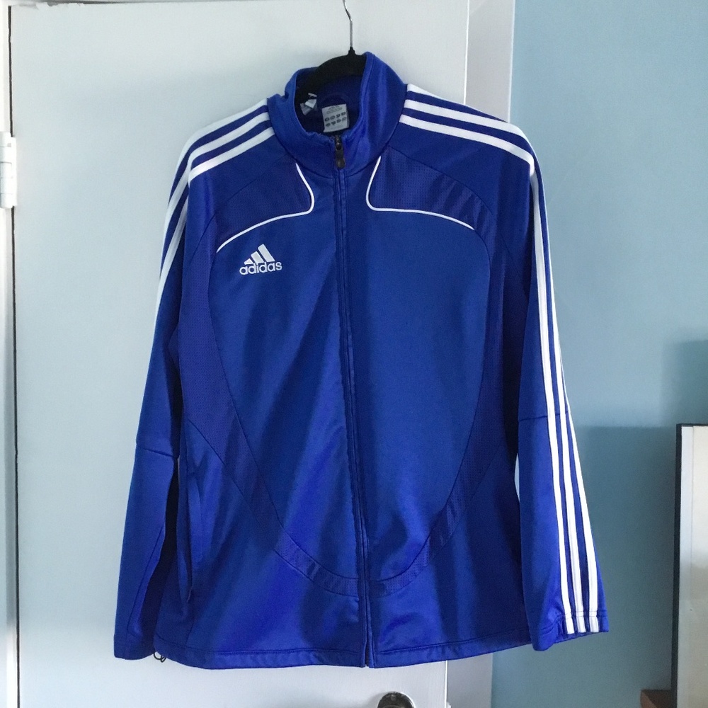 Ladies Adidas Climacool Jacket, Royal Blue, XXL
